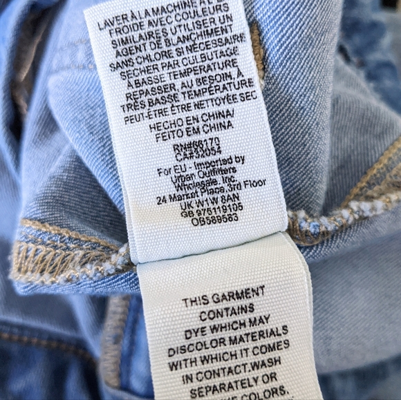 Free People Float On Super Flare Jeans 27 Bermondsey Blue Denim Boho - Picture 9 of 9